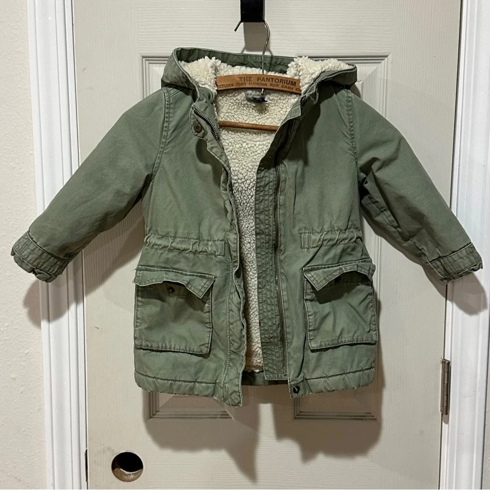 BabyGap 4T Utility Parka Walden Green Fall 14 Fall Winter Jacket Coat